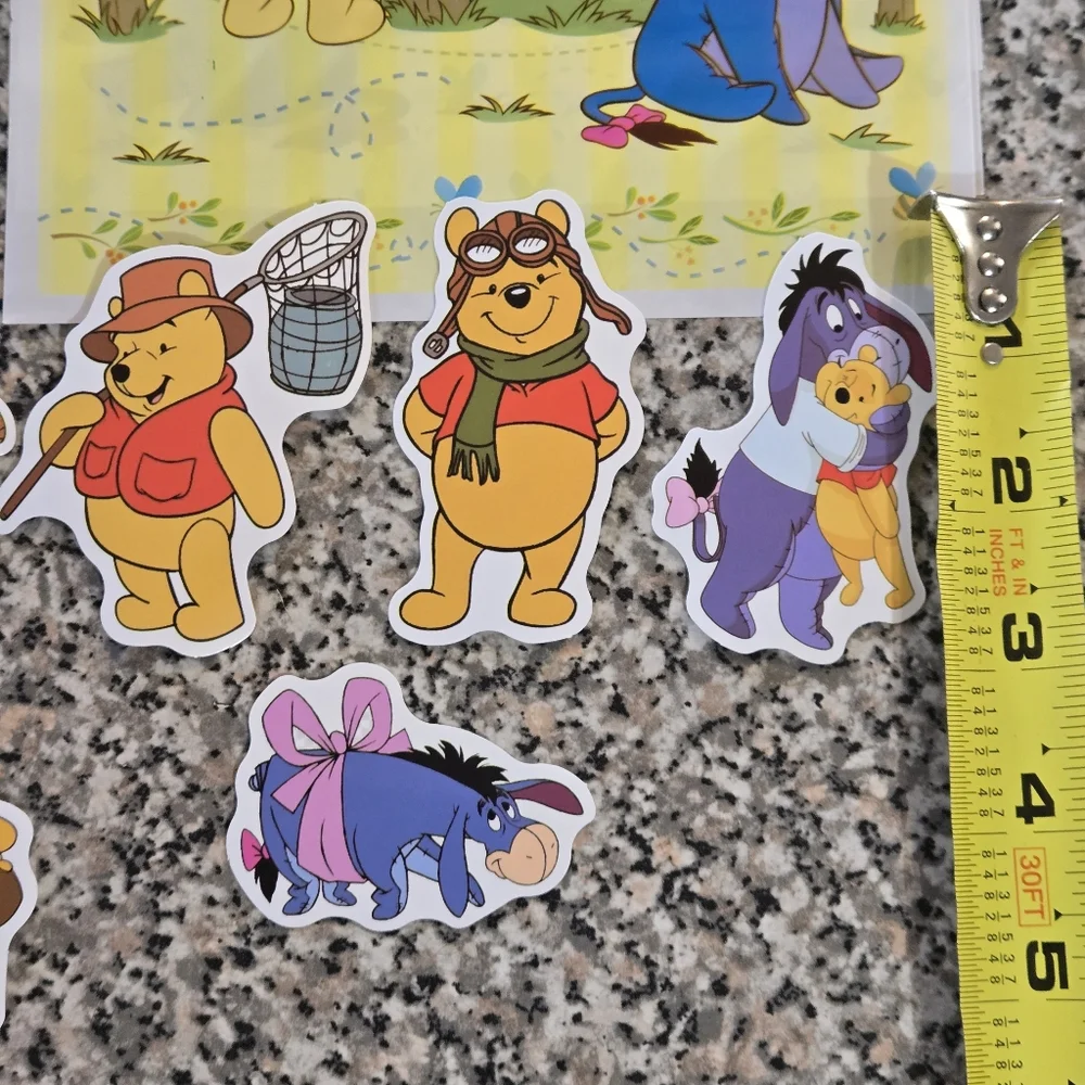 Winnie the Pooh Party Favor Bags and Stickers